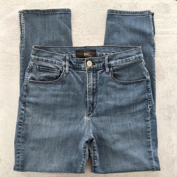 3x1 Luna Hi Rise Split Hem Jeans in Adriana 29 - Picture 4 of 8